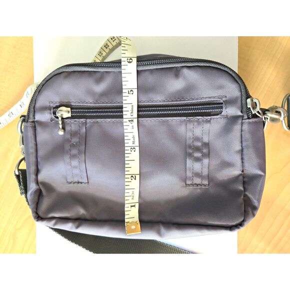 Baggallini Oakland Crossbody Water Resistant Bag New Without Tags In Medium Gray - Picture 4 of 9